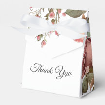 Merci Fête Favoriser boîte cadeau
