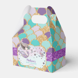 Ballotins Merci fille de Baby shower de sirène mignonne Whi