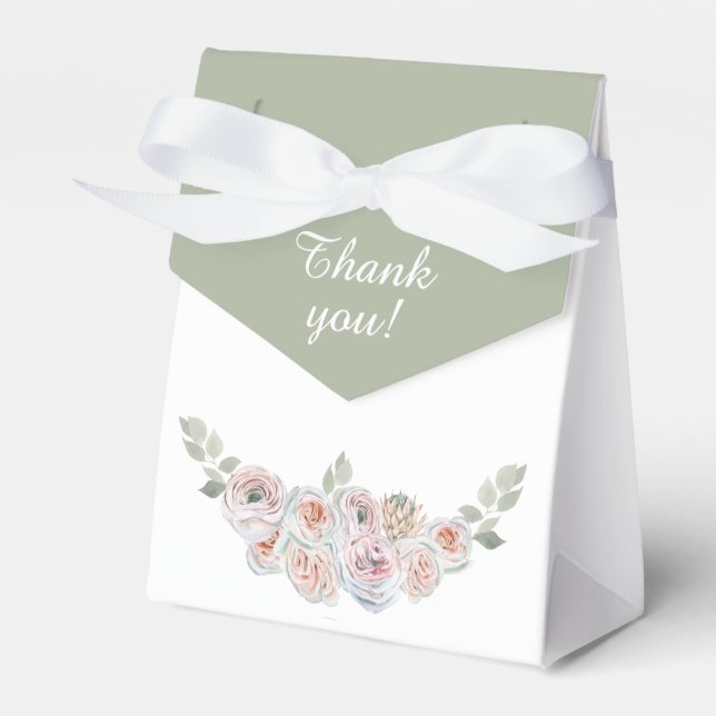 Ballotins Merci Floral Ballotin (Verso)