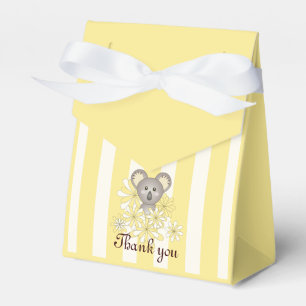 Ballotins Merci Koala Jaune Baby Shower / Anniversaire Enfan
