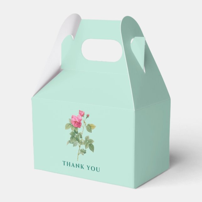 Ballotins Merci Mint Vert Floral (Verso)