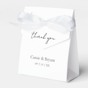 Ballotins Merci noir et blanc simple