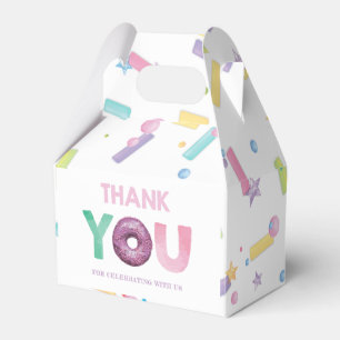 Ballotins Merci personnalisé du Parti Doughnut