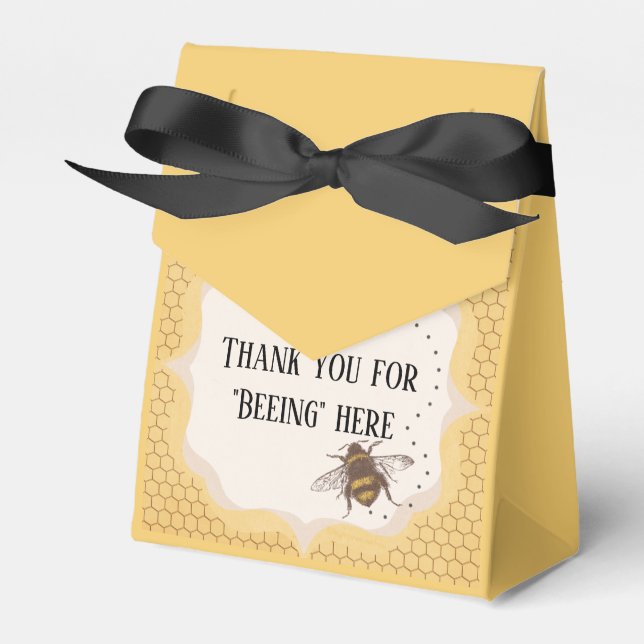 Ballotins Merci pour "Beeing" ici boîtes de faveur de mariag (Verso)
