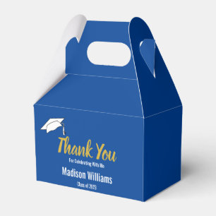 Ballotins Merci Pour Célébrer Avec Moi Bleu Graduation