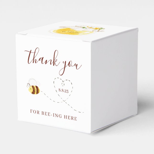 Ballotins Merci pour l'abeille ici Ballotin (Verso)