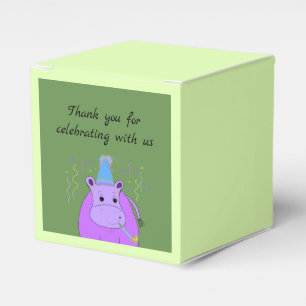 Ballotins Merci pour l'anniversaire de l'Hippopotame