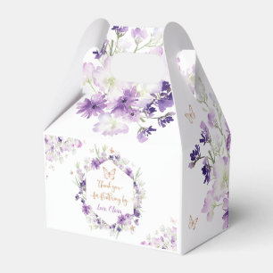 Ballotins Merci pour le flottement par papillon violet