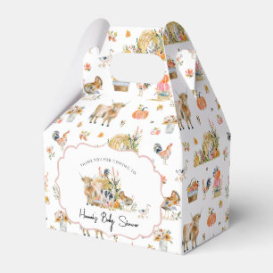 Ballotins Merci pour vous   Baby shower agricole d'automne