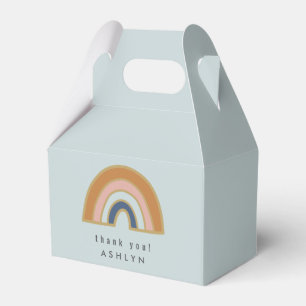 Ballotins Merci vintage de Baby shower arc-en-ciel