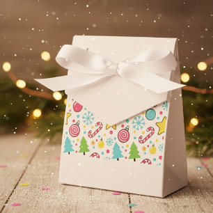 Ballotins Merry Pop : Motif de Noël festif Coloré Favo