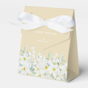 Ballotins Message de Pâques personnalisé Bordure florale bla