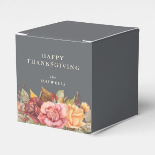 Ballotins Message personnalisé Automne Frontière Florale Tha
