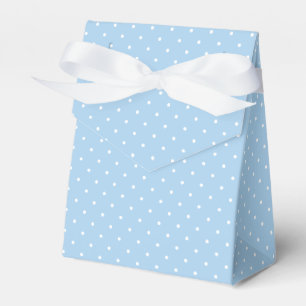 Ballotins Micro pois blanc - Bleu bébé