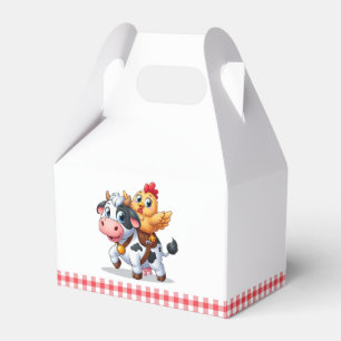 Ballotins mignon vache/poulet caricature