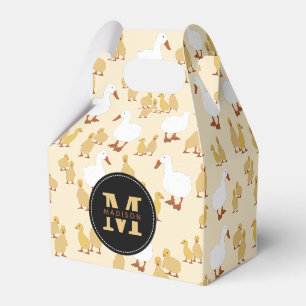 Ballotins Mignonne Mère Canard & Bébé Motif Monogramme