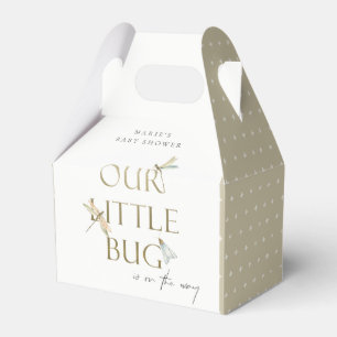 Ballotins Mignonne Notre petit Baby shower de libellule d'or