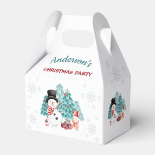 Ballotins Mignonne Snowman Fête de Noël Favoriser Box