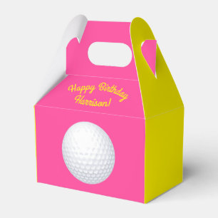 Ballotins Mini Golf Balls Anniversaire Fête Enfants Rose
