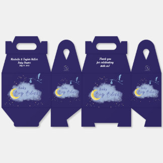 Ballotins Minuit Blue Starlit Baby Boy Bliss Stork