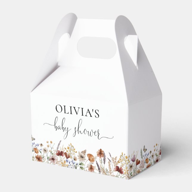 Ballotins Minuscule Ballotin Baby shower Fleur sauvage (Verso)