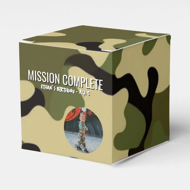 Ballotins Mission Green, Brown et Tan Camo terminée (Verso)