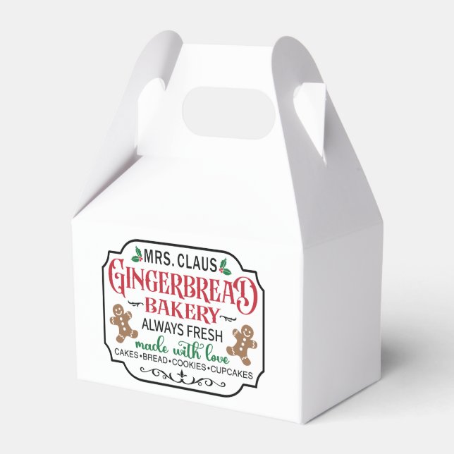 Ballotins Mme Claus Gingerpain boulangerie Noël (Verso)