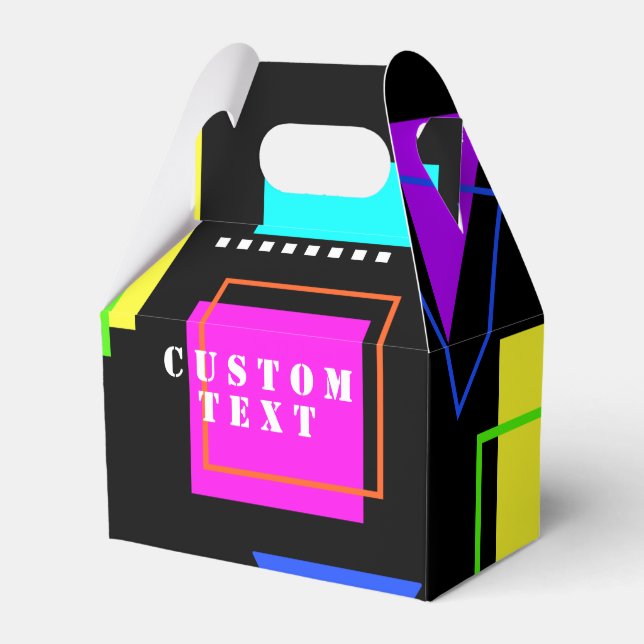 BALLOTINS MODE DU NEON RETRO 80 EN MODE PATTERNEL EN FORME G (Verso)