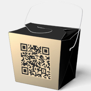 Ballotins Modèle de code QR immédiatement modifiable Or Fa