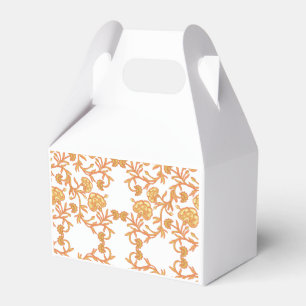 Ballotins Modèle floral symétrique avec motif orange