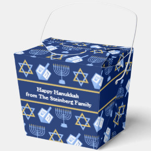 Ballotins Modèle personnalisé de Hanukkah bleu Fortune Party
