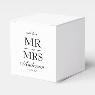 Ballotins Moderne Elegant M. et Mme Mariage
