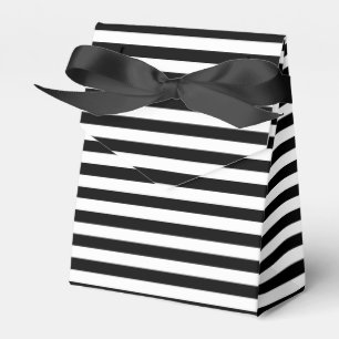 Ballotins Moderne Luxe noir et blanc rayures motif