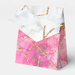 Ballotins Moderne violet violet Or Agate Géode Monogramme Fa