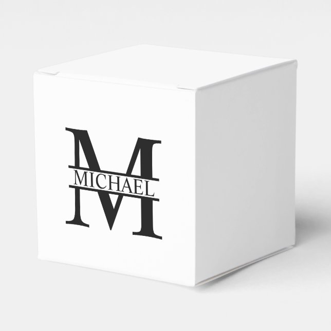 Ballotins Monogramme et nom personnalisés (Verso)