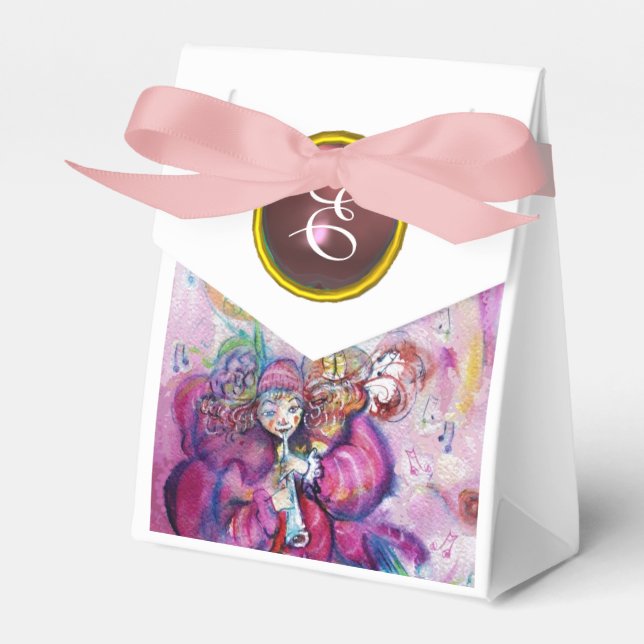 BALLOTINS MONOGRAMME ROSE MUSIQUE CLOWN GEM STONE (Verso)