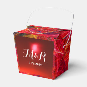 BALLOTINS MONOGRAMME ROUGE EN PIERRE DE PHOTON CRAZÉ