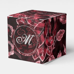 Ballotins Monogramme Rouge Vintage Cube Ballotin