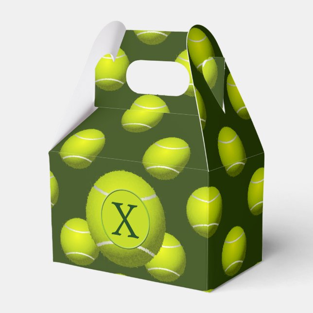 Ballotins Monogramme Tennis Balls motif sportif, (Verso)
