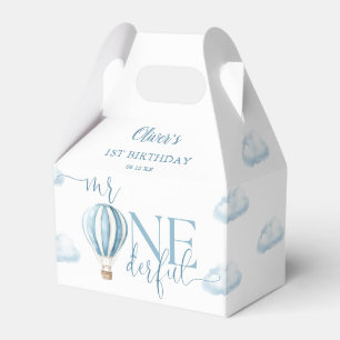 Ballotins Monsieur Onederful Garçon Ballon Bleu 1er Annivers
