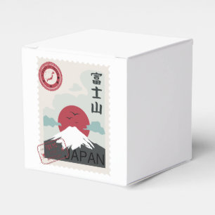 Ballotins Mont Fuji Timbre japonais Tokyo Fait Japon BOX