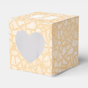 Ballotins Mosaïque feuille aléatoire pâle orange