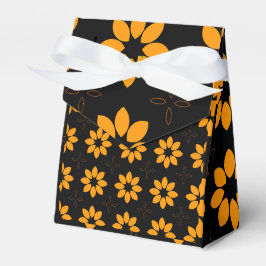 Ballotins Motif Abstrait d'Halloween orange et noir