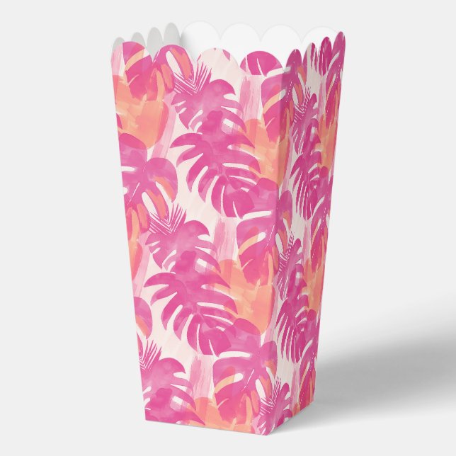 Ballotins Motif abstrait simple avec feuilles de monstera, f (Verso)