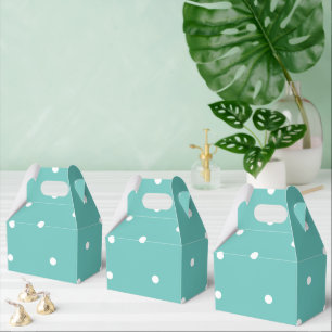 Ballotins Motif aléatoire Turquoise clair Polka Dot