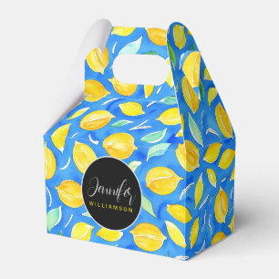 Ballotins Motif Citron Citrus Aquarelle Rustique Amusant Ten