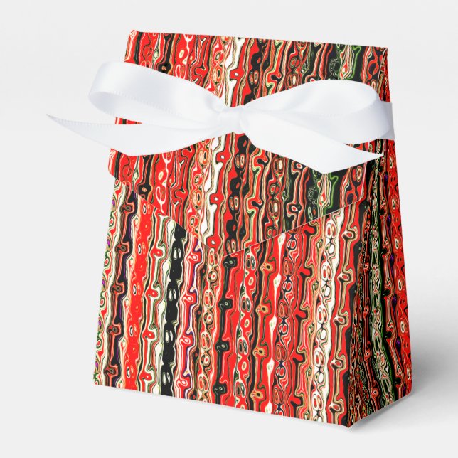 Ballotins Motif Cool rouge et noir funky (Verso)