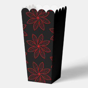 Ballotins Motif cramoisi sur fond noir