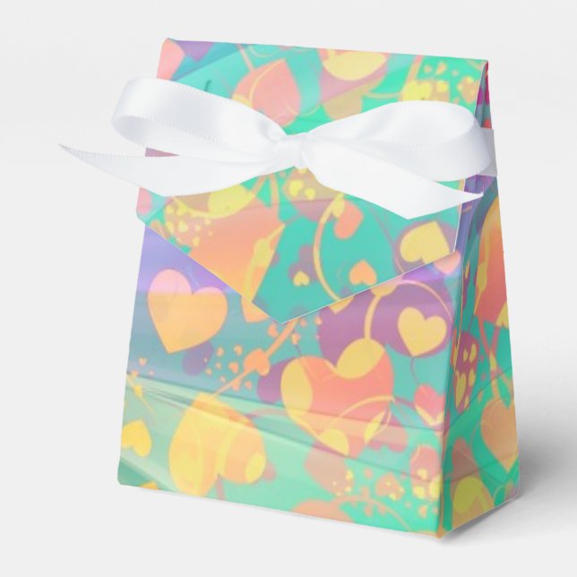 Ballotins Motif d'amour de cœur Design pastel (Verso)