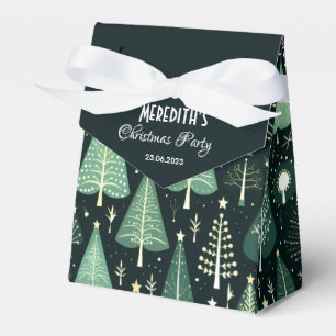 Ballotins Motif d'arbre de Noël vert